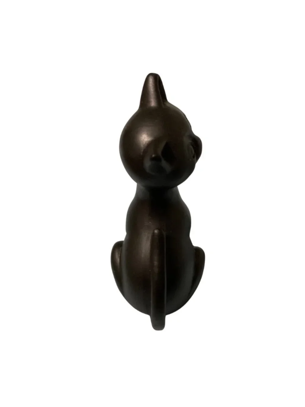 Primitive Look Lucky Black Bog Cat Good Luck Figurine Halloween Decor
